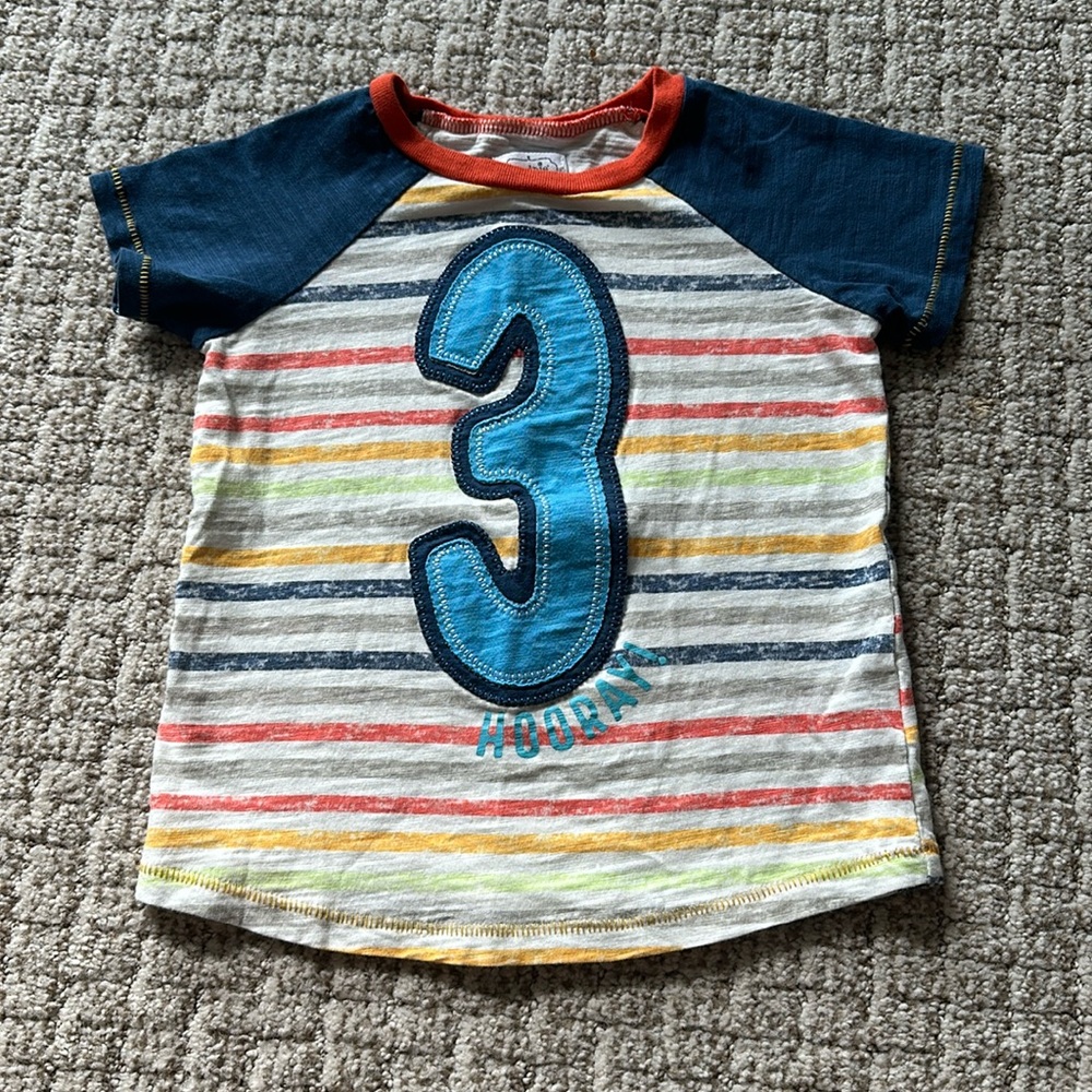 3 year old birthday shirt